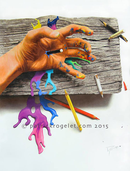 crayons de couleur patrick rogelet duel le chatiment